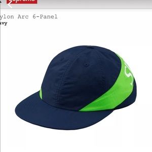 SUPREME Nylon Arc 6- Panel Hat